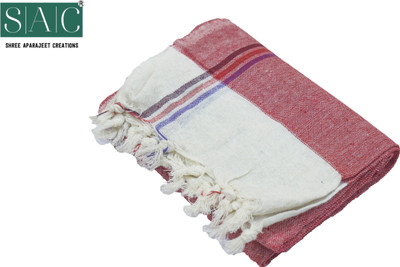 SAC SHREE APARAJEET CREATIONS Cotton 200 GSM Bath, Beach, Face, Hair, Hand, Sport Gamcha(Pack of 2)