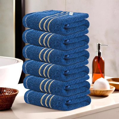 HOMESTIC by Kuber Industries Cotton 350 GSM Face Towel Set(Pack of 6)