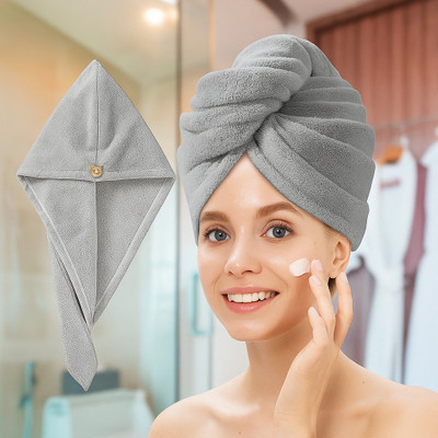 GLAVO Microfiber 500 GSM Hair Towel