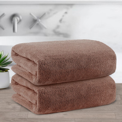 Story@home Microfiber 400 GSM Bath Towel Set(Pack of 2)