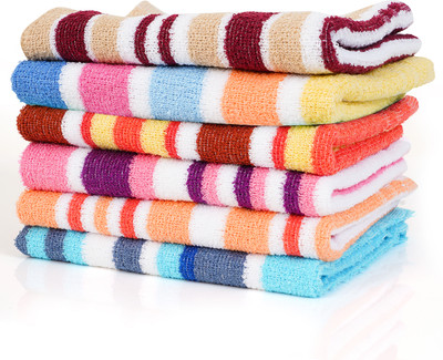 Chitu Trends Terry Cotton 350 GSM Hand Towel(Pack of 18)