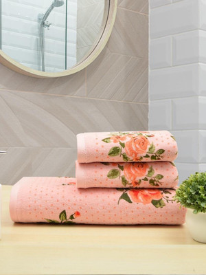 RANGOLI Terry Cotton 450 GSM Bath Towel Set(Pack of 3)