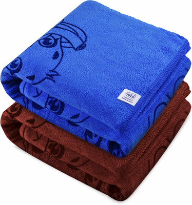 IOTA Microfiber 350 GSM Bath Towel(Pack of 2)