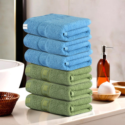 HOMESTIC by Kuber Industries Cotton 250 GSM Face, Hand Towel Set(Pack of 6)