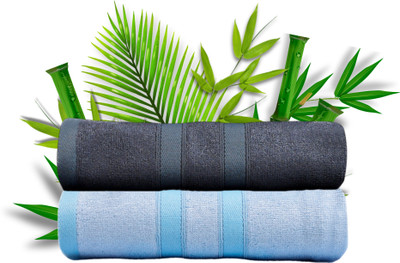 FUTURE'S ROOTS Bamboo 600 GSM Hand, Beach, Face, Sport, Hair Towel Set(Pack of 2)