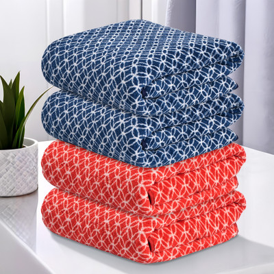KUBER INDUSTRIES Microfiber 280 GSM Bath Towel(Pack of 4)