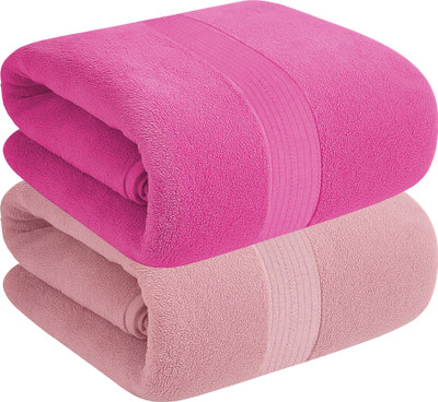 HOUSE OF TERRY Cotton 500 GSM Bath Towel(Pack of 2)