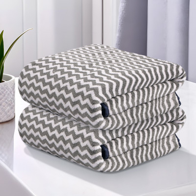 KUBER INDUSTRIES Microfiber 280 GSM Bath Towel(Pack of 2)
