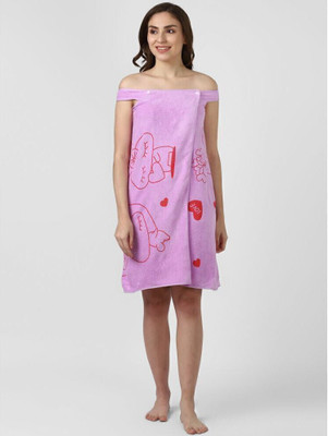SHIVA Blue, Pink, Purple Free Size Bath Robe(1 Bath Robe, For: Men & Women, Blue, Pink, Purple)