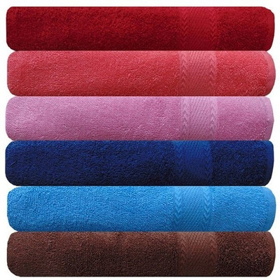 AkiN Cotton 500 GSM Hand Towel Set(Pack of 6)