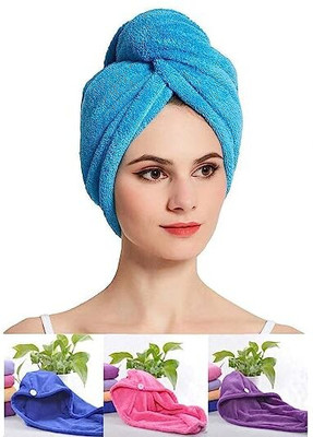 ADIYAL Microfiber 500 GSM Hair, Bath, Hand Towel Set