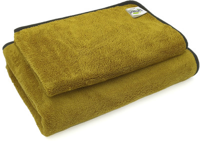 SOFTSPUN Microfiber 280 GSM Bath Towel(Pack of 2)