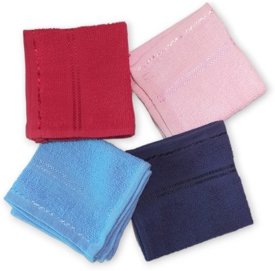 Creeknest Cotton 200 GSM Face, Hand, Sport Towel Set(Pack of 4)