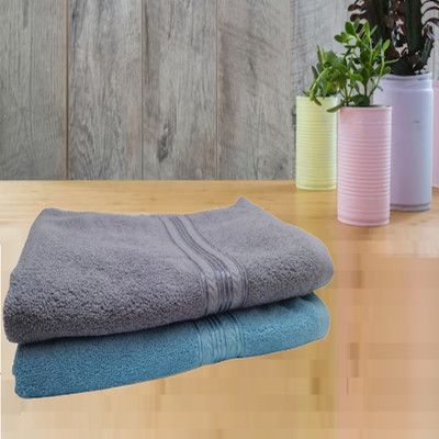 Flipkart SmartBuy Cotton 500 GSM Bath Towel(Pack of 2)