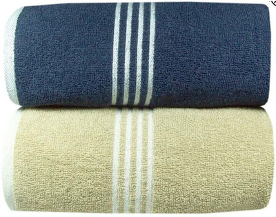 Domi Cotton 580 GSM Bath Towel(Pack of 2)