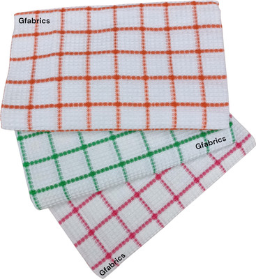 G Fabrics Cotton 550 GSM Bath, Beach, Face, Hair, Hand, Sport Towel Set(Pack of 3)