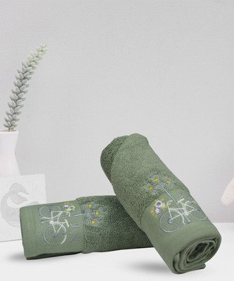 RANGOLI Cotton 540 GSM Hand Towel(Pack of 2)