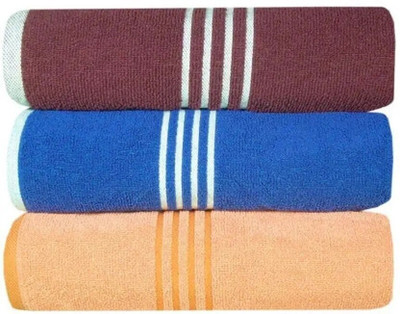 Domi Cotton 270 GSM Bath Towel Set(Pack of 3)