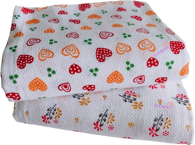 G Fabrics Cotton 550 GSM Bath, Beach, Face, Hair, Hand, Sport Towel Set(Pack of 2)