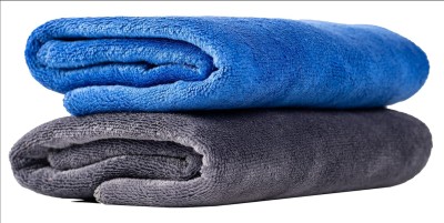 ZEDFIBER Microfiber, Polycotton 400 GSM Sport, Hand, Face Towel Set(Pack of 2)