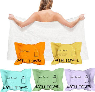 maycreate Cotton 483 GSM Bath Towel Set(Pack of 5)