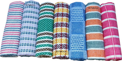 G Fabrics Cotton 300 GSM Bath, Beach, Hair, Sport, Face, Hand Towel Set(Pack of 4)
