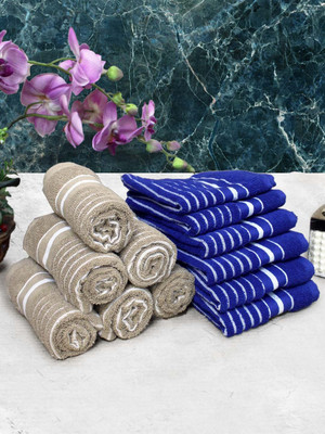 Athom Living Cotton 150 GSM Hand Towel Set(Pack of 12)