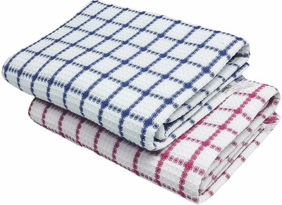 VEL Cotton 200 GSM Bath, Hair, Face Towel(Pack of 2)