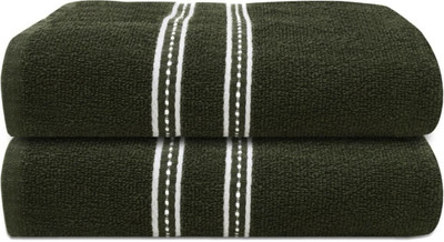 Shreejee Cotton 400 GSM Bath, Beach, Hair, Sport Towel(Pack of 2)