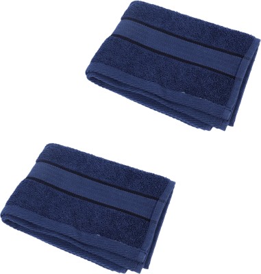 Urban Magic Cotton 450 GSM Hand Towel(Pack of 2, Navy)