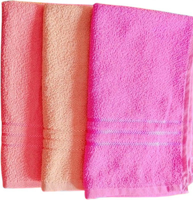 SHIV SAKTI CREATION Cotton 65 GSM Hand Towel(Pack of 3)