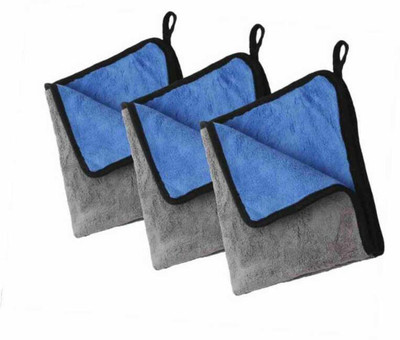 KRAZE ICROFIBER CLOTH D76 PO3 7 Red, Yellow, Black, Grey Cloth Napkins(3 Sheets)