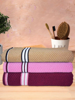 athom TRENDZ Cotton 400 GSM Bath Towel Set(Pack of 3)