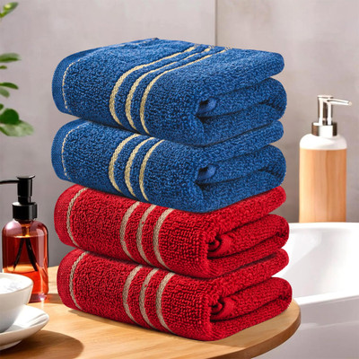 KUBER INDUSTRIES Cotton 350 GSM Face Towel Set(Pack of 4)