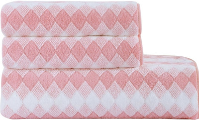 karan Microfiber 400 GSM Bath Towel(Pack of 2)