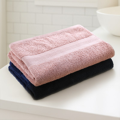 Nebula Cotton 500 GSM Bath Towel Set(Pack of 2)