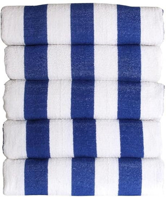 Tharunsha Elite Cotton 500 GSM Bath, Beach, Sport Towel Set(Pack of 5)