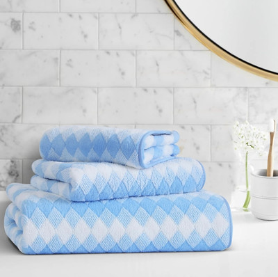 Manav Microfiber 400 GSM Bath, Beach, Face, Hair Towel(Pack of 2)