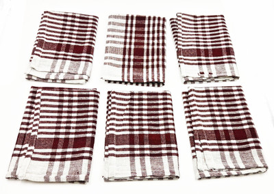 SHLINCO Cotton 42 GSM Hand Towel Set(Pack of 6)