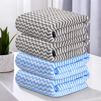 KUBER INDUSTRIES Microfiber 280 GSM Bath Towel(Pack of 4)