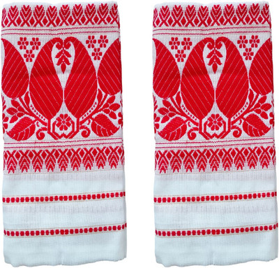 ASSAM GAMCHA Polycotton, Cotton 101 GSM Bath, Face, Hand, Sport Gamcha(Pack of 2)