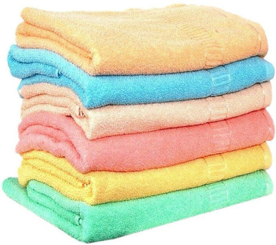 AKDC Cotton 400 GSM Beach, Bath, Sport Towel Set(Pack of 6)
