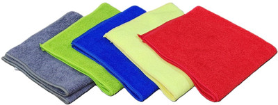 ZEDFIBER Microfiber 500 GSM Sport, Beach, Face, Hand, Bath Towel Set(Pack of 5)