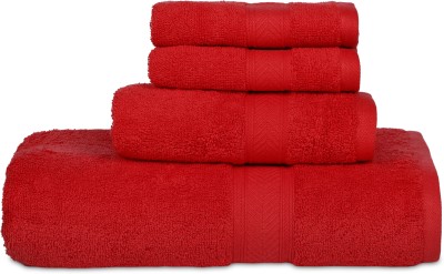 CASA LINO BY CHIRIPAL Terry Cotton 500 GSM Bath Towel Set(Pack of 4)