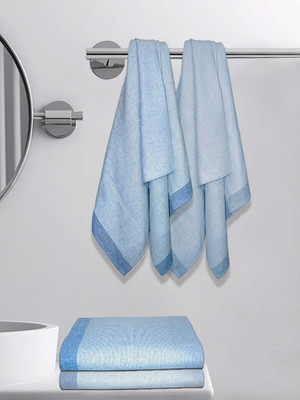 athom TRENDZ Cotton 180 GSM Bath Towel Set(Pack of 4)