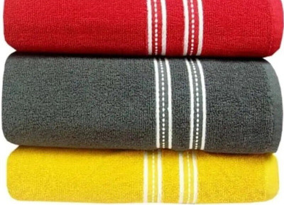 Domi Cotton 587 GSM Bath Towel(Pack of 3)