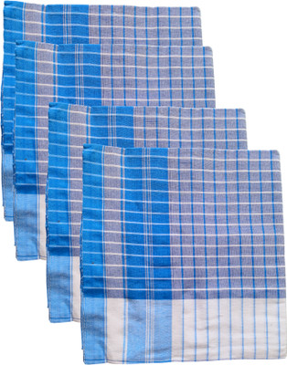 Iqra Mart Cotton 300 GSM Hair, Beach, Sport, Bath, Face, Hand Gamcha(Pack of 4)