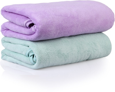 Sffizeex Microfiber 500 GSM Bath Towel(Pack of 2)