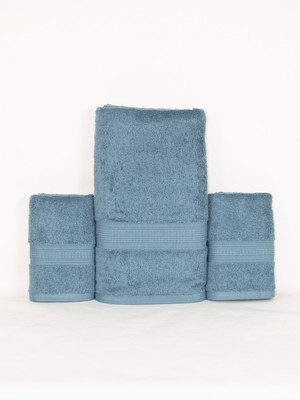 RANGOLI Cotton 500 GSM Bath, Hand Towel Set(Pack of 3)