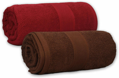 Dollar Cotton 400 GSM Bath Towel Set(Pack of 2)